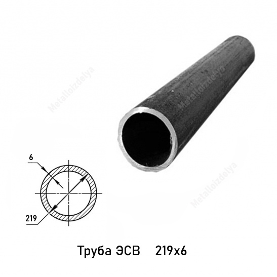 Труба электросварная 219х6